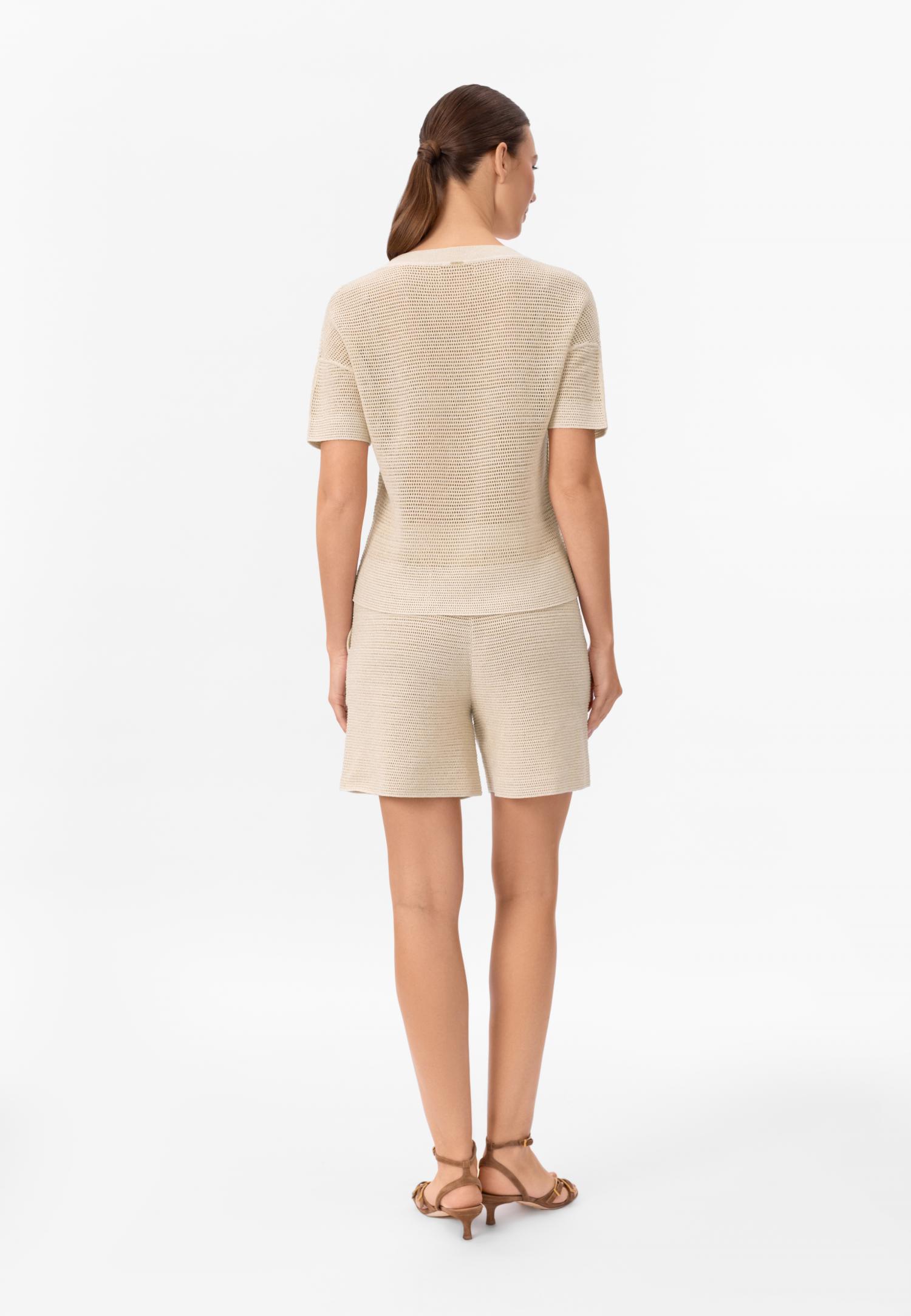 Шорти з шовку та бавовни